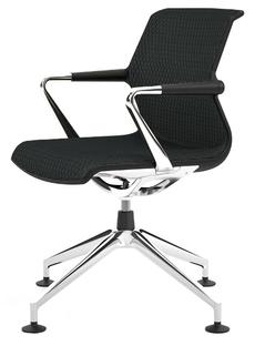 Unix Chair Viersternfuß Diamond Mesh asphalt|Basic dark