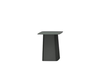 Metal Side Table Outdoor Klein (H 38 x B 31,5 x T 31,5 cm)|Dimgrey