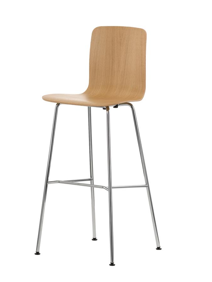 HAL Ply Wood, Eiche dunkel, Eiche hell, Ohne Sitzüberzug, Vitra