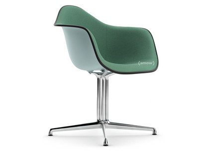 Eames Plastic Armchair RE DAL Eisgrau|Mit Vollpolsterung|Mint / forest