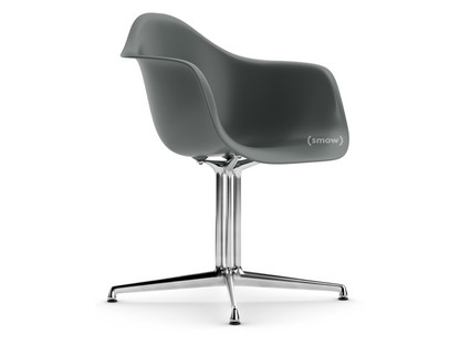 Eames Plastic Armchair RE DAL Granitgrau|Ohne Polsterung|Ohne Polsterung