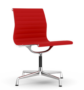 Aluminium Chair EA 101 Rot / poppy red|Verchromt
