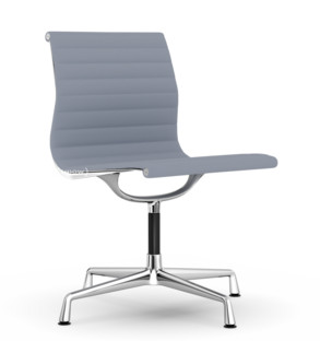 Aluminium Chair EA 101 Dunkelblau / elfenbein|Verchromt