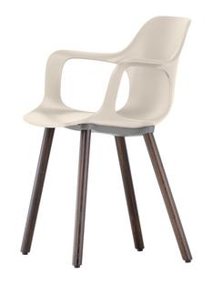 HAL Armchair Wood Warmgrey|Eiche massiv dunkel, Naturholz Schutzlack