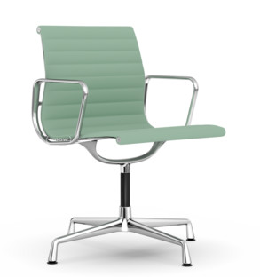 Aluminium Chair EA 103 / EA 104 EA 104 - drehbar|Mint / elfenbein|Verchromt