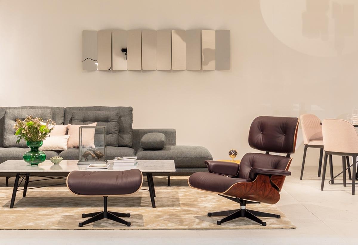 Vitra Lounge Chair Ottoman Beauty Versions Santos Palisander