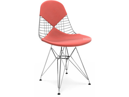 Kissen für Wire Chair (DKR/DKW/DKX/LKR) Sitz- und Rückenkissen (Bikini)|Hopsak|Poppy red / elfenbein