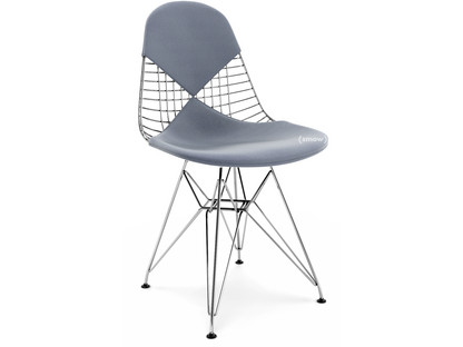 Kissen für Wire Chair (DKR/DKW/DKX/LKR) Sitz- und Rückenkissen (Bikini)|Hopsak|Dunkelblau / elfenbein