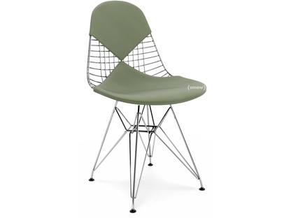 Kissen für Wire Chair (DKR/DKW/DKX/LKR) Sitz- und Rückenkissen (Bikini)|Hopsak|Elfenbein / forest