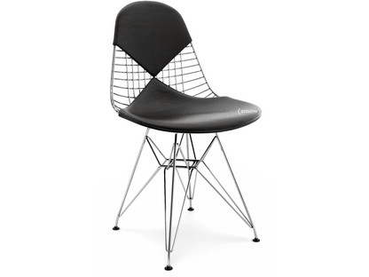 Kissen für Wire Chair (DKR/DKW/DKX/LKR) Sitz- und Rückenkissen (Bikini)|Leder (Standard)|Nero