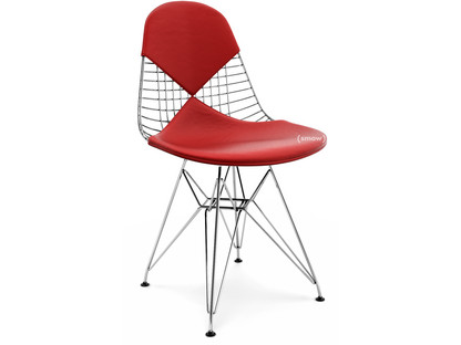 Kissen für Wire Chair (DKR/DKW/DKX/LKR) Sitz- und Rückenkissen (Bikini)|Leder (Standard)|Rot