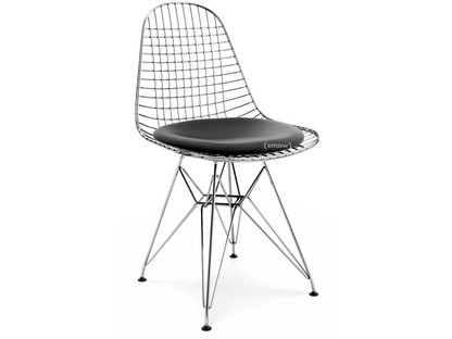 Kissen für Wire Chair (DKR/DKW/DKX/LKR) Sitzkissen|Leder (Standard)|Nero