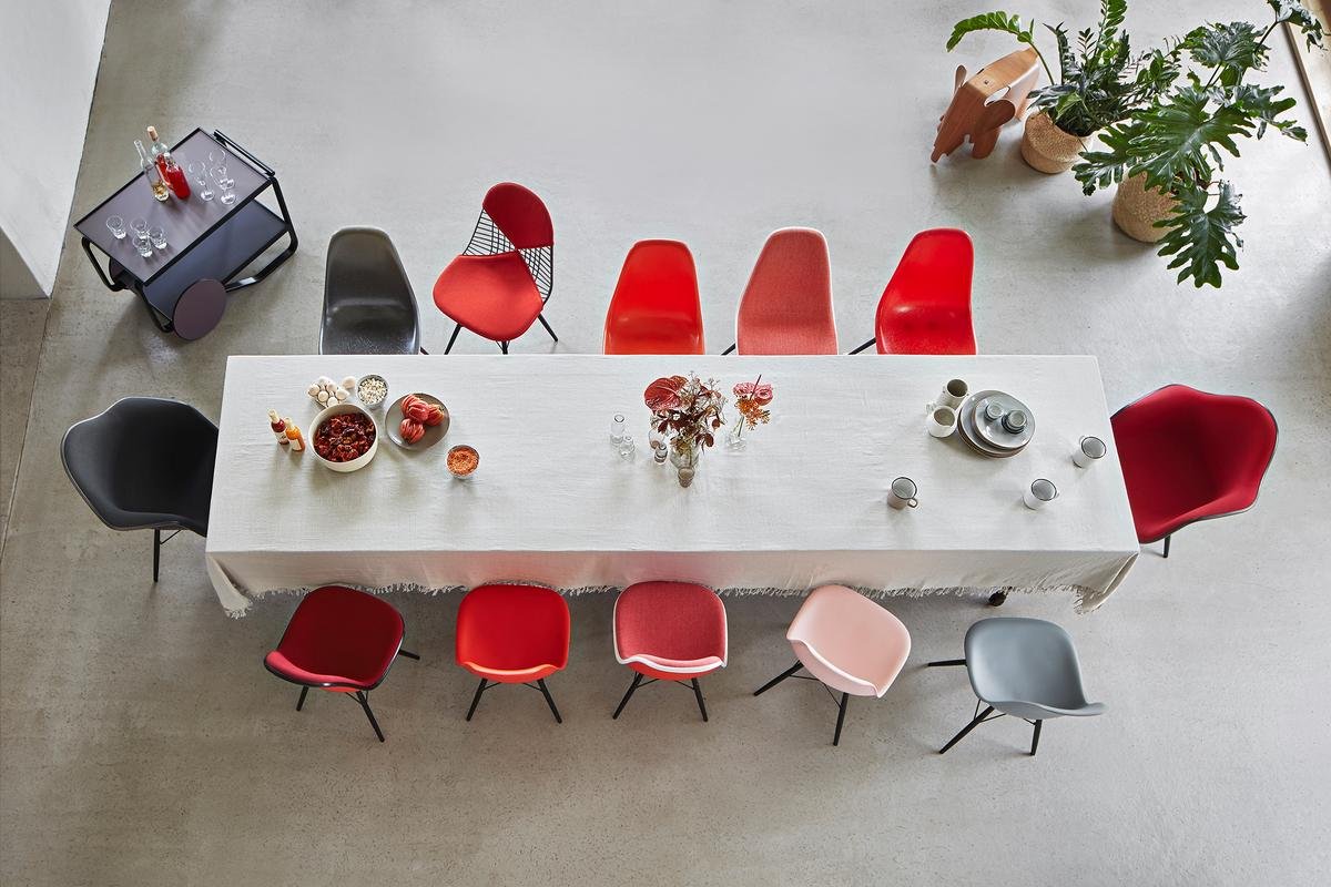 Vitra Kissen für Wire Chair (DKR/DKW/DKX) von Charles & Ray Eames, 1951