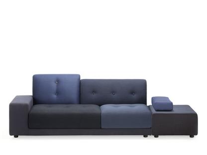Polder Sofa Armlehne links|Stoffmix night blue
