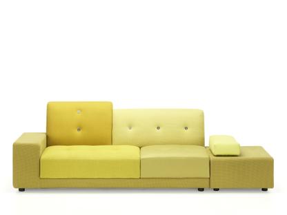 Polder Sofa Armlehne links|Stoffmix golden yellow