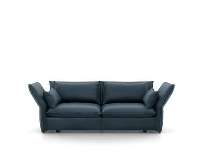Mariposa Sofa Zweieinhalbsitzer (H80,5 x B171 x T101,5 cm)|Iroko stahlblau