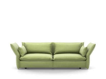 Mariposa Sofa Dreisitzer (H80,5 x B198 x T101,5 cm)|Laser hellgrau/lindgrün