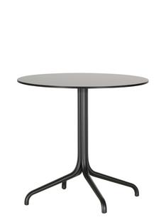 Belleville Table Outdoor Ø 79,6 cm|Vollkernmaterial schwarz
