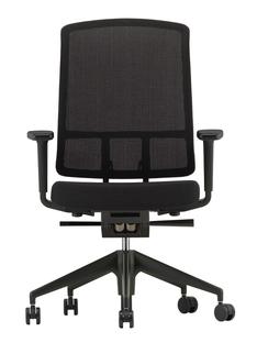 AM Chair Schwarz|Nero/coconut|Mit 2D Armlehnen|Kunststofffuß tiefschwarz