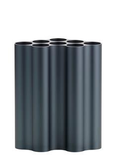 Nuage Vase Nuage medium|Aluminium eloxiert|Stahlblau