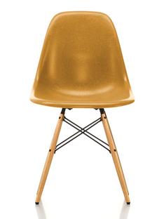 Eames Fiberglass Chair DSW Eames ochre dark|Esche honigfarben