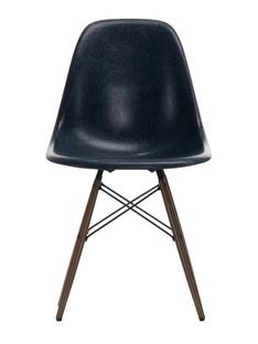 Eames Fiberglass Chair DSW Eames navy blue|Ahorn dunkel