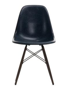 Eames Fiberglass Chair DSW Eames navy blue|Ahorn schwarz