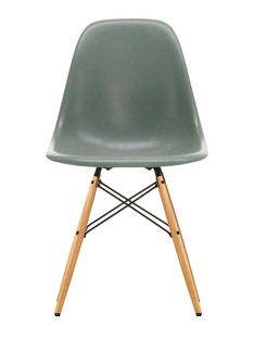 Eames Fiberglass Chair DSW Eames sea foam green|Esche honigfarben