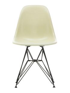 Eames Fiberglass Chair DSR Eames parchment|Pulverbeschichtet basic dark glatt