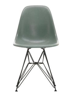 Eames Fiberglass Chair DSR Eames sea foam green|Pulverbeschichtet basic dark glatt