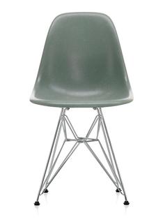 Eames Fiberglass Chair DSR Eames sea foam green|Glanzchrom