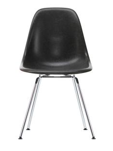 Eames Fiberglass Chair DSX Eames elephant hide grey|Glanzchrom