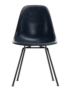 Eames Fiberglass Chair DSX Eames navy blue|Pulverbeschichtet basic dark glatt
