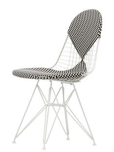 Wire Chair DKR Checker Pulverbeschichtet weiß