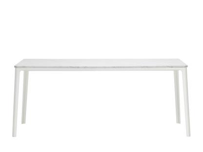 Plate Dining Table 180 x 90 cm|Marmor Carrara|Weiß