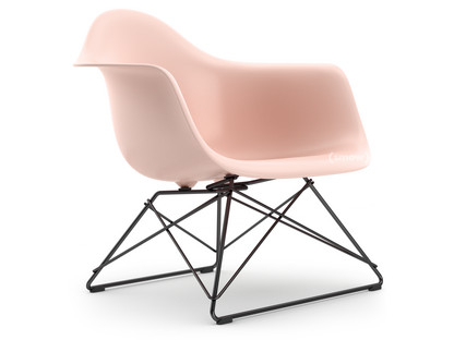 Eames Plastic Armchair RE LAR Zartrosé|Ohne Polsterung|Beschichtet basic dark