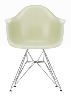 Eames Fiberglass Armchair DAR Eames parchment|Verchromt