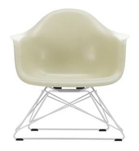 Eames Fiberglass Armchair LAR Eames parchment|Weiß