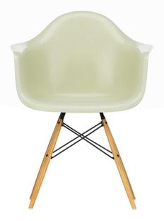 Eames Fiberglass Armchair DAW Eames parchment|Ahorn gelblich