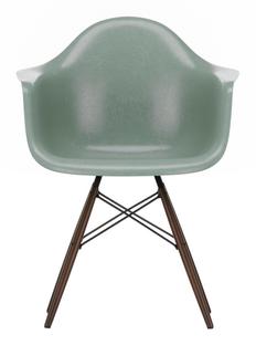 Eames Fiberglass Armchair DAW Eames sea foam green|Ahorn dunkel