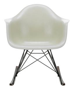 Eames Fiberglass Armchair RAR Eames parchment|Beschichtet basic dark|Ahorn dunkel