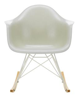 Eames Fiberglass Armchair RAR Eames parchment|Weiß|Ahorn gelblich