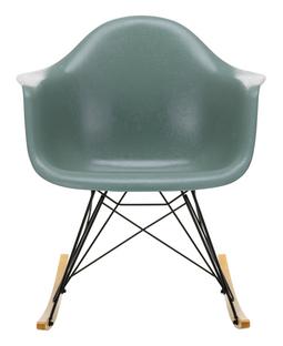 Eames Fiberglass Armchair RAR Eames sea foam green|Beschichtet basic dark|Ahorn gelblich