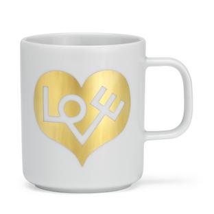 Girard Coffee Mugs Love Heart, gold|Einzeln