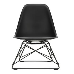 Eames Plastic Side Chair RE LSR Tiefschwarz|Ohne Polsterung|Pulverbeschichtet basic dark