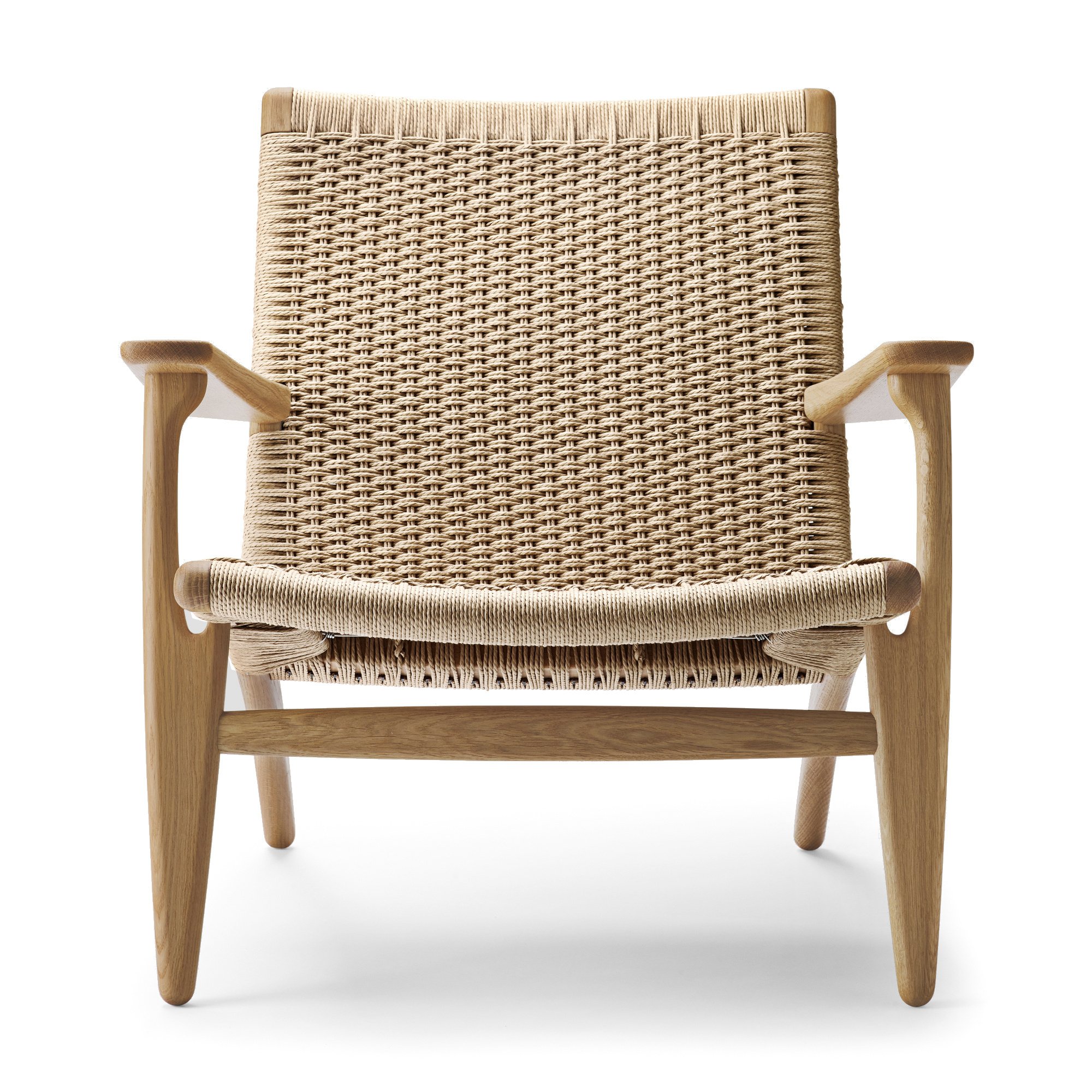 CH25 Loungesessel, Eiche geseift, Natur | Carl Hansen & Søn | von Hans J. Wegner, 1950