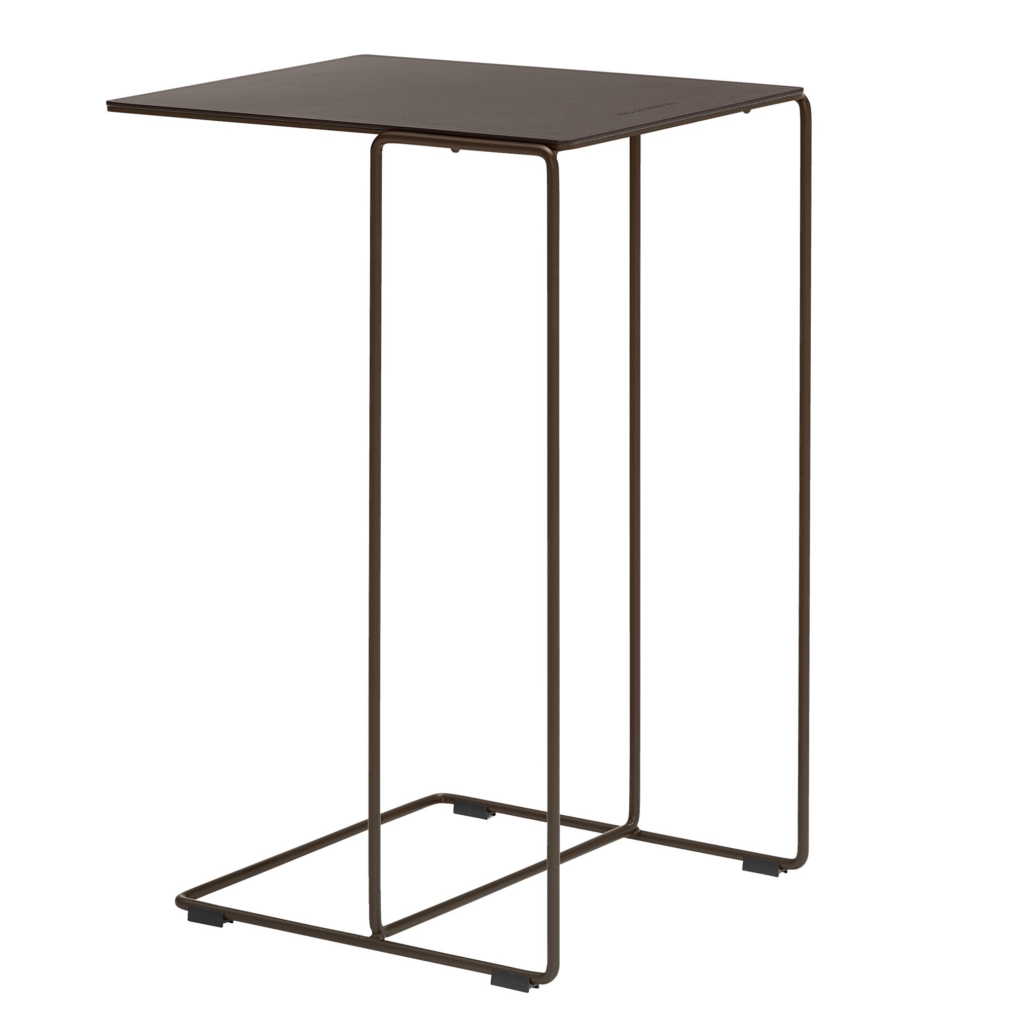 Oki Saddle Beistelltisch, H 52 x B 30 x T 36 cm, Leder Saddle coffee ...