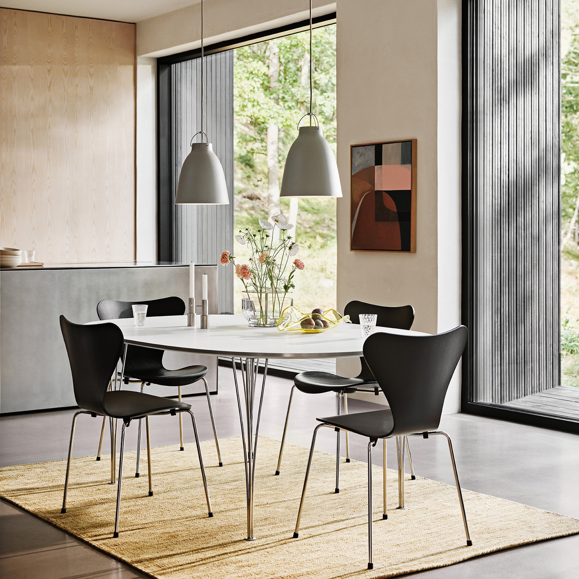 Superellipse Tisch | Fritz Hansen | Arne Jacobsen
