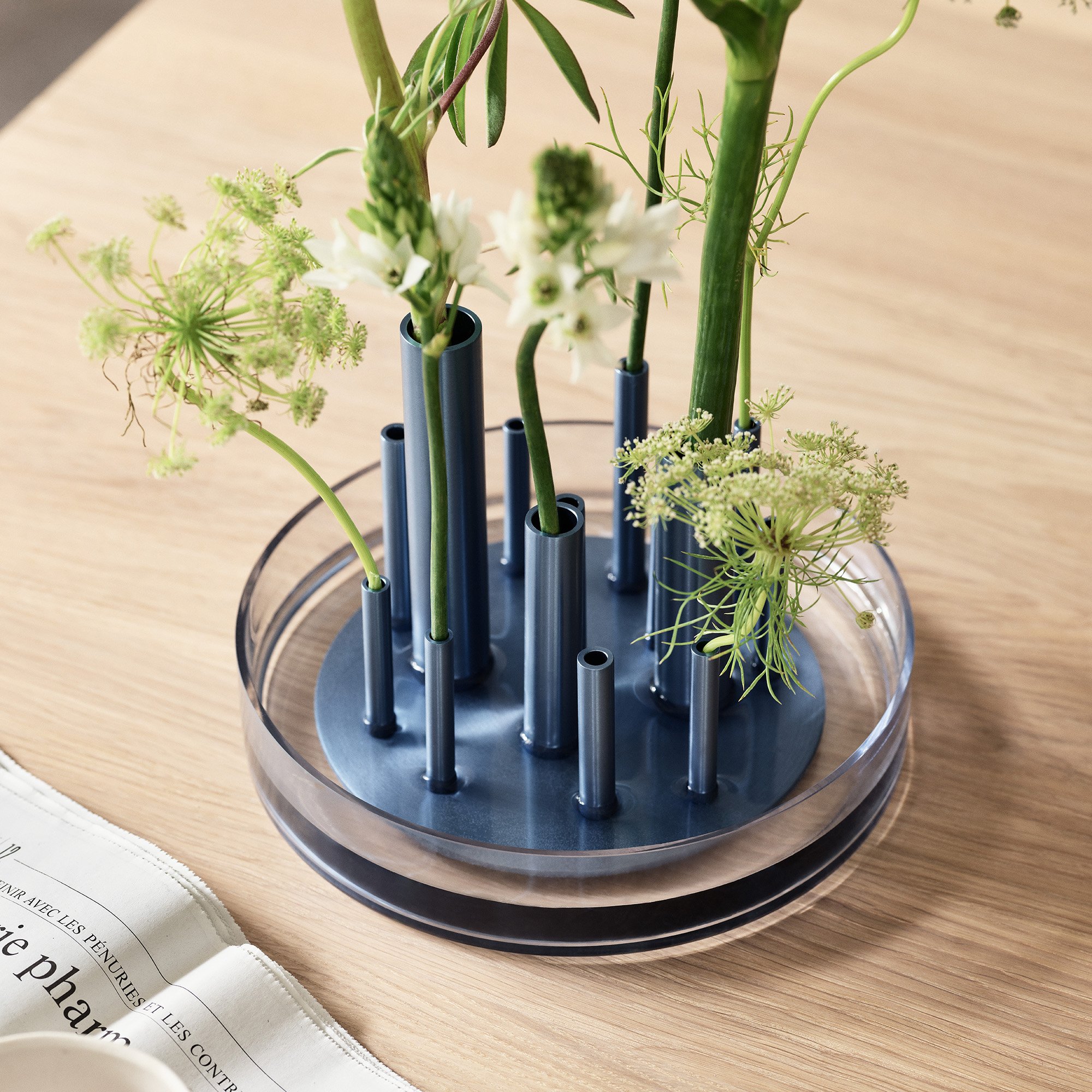 FRITZ HANSENフリッツ・ハンセンハイメアジョンIKERU VASE Ikeru Vase, Ø 16 x H 23,9 cm, Forest Green | Fritz Hansen | Vasen