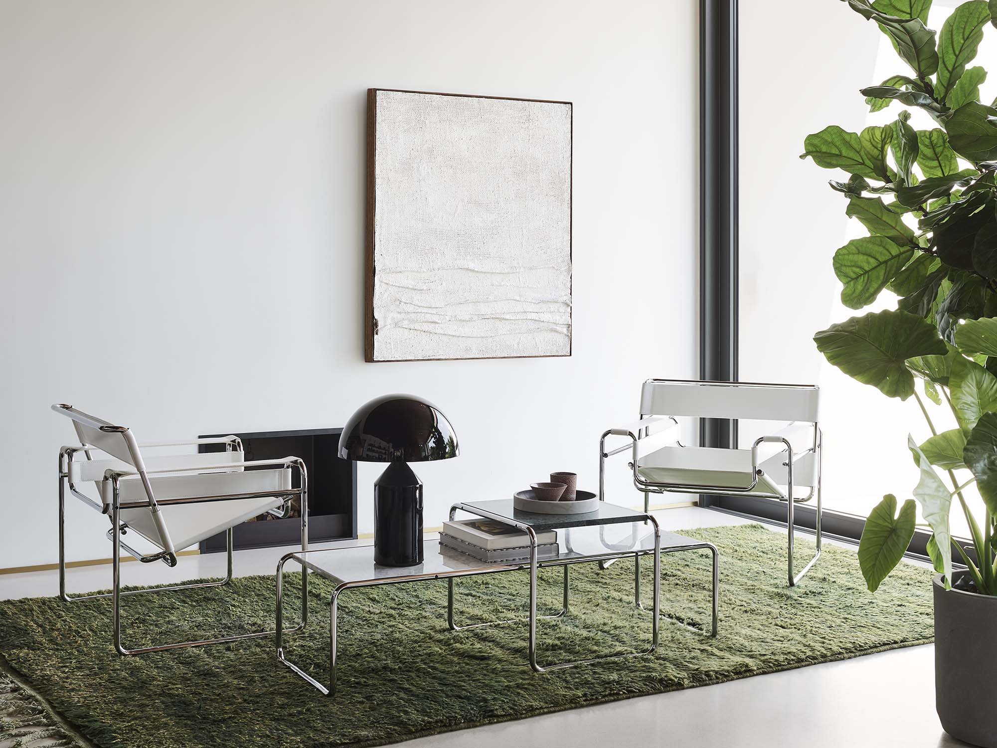 Laccio Couchtisch, Laccio 1 (klein), Laminat rot | Knoll